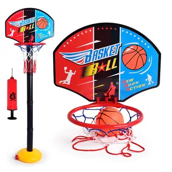 

Portable Funny Mini Basketball Hoop Toys Kit Indoor Home Basketball Fans Sports Game Toy Set For Kids Children Adults