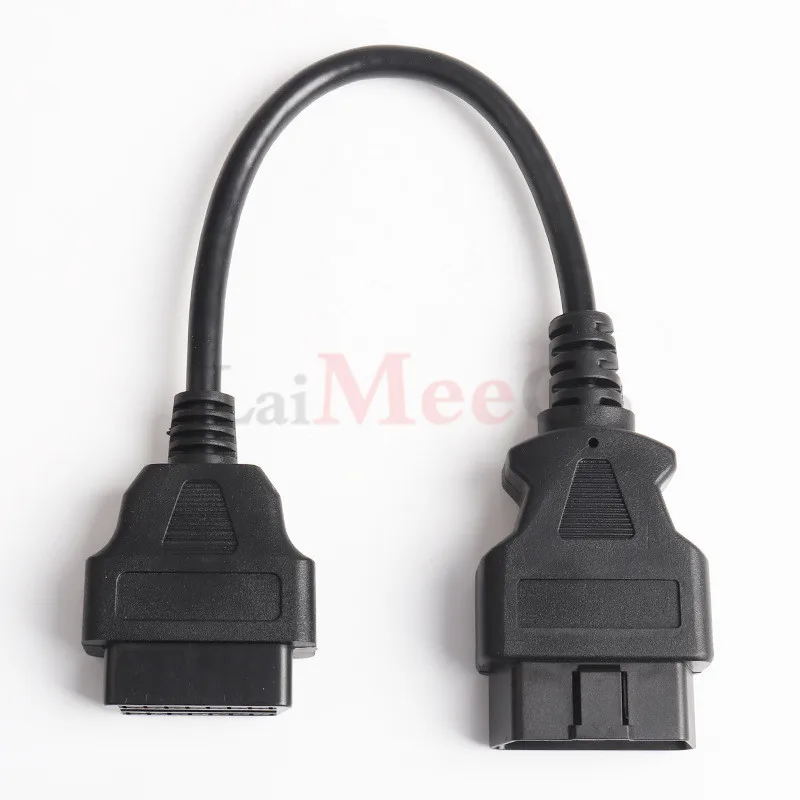 OBD extension cable Male to female 16-pin power supply OBD2 diagnostic tool extension cable 16pin extension cable 30cm (4)