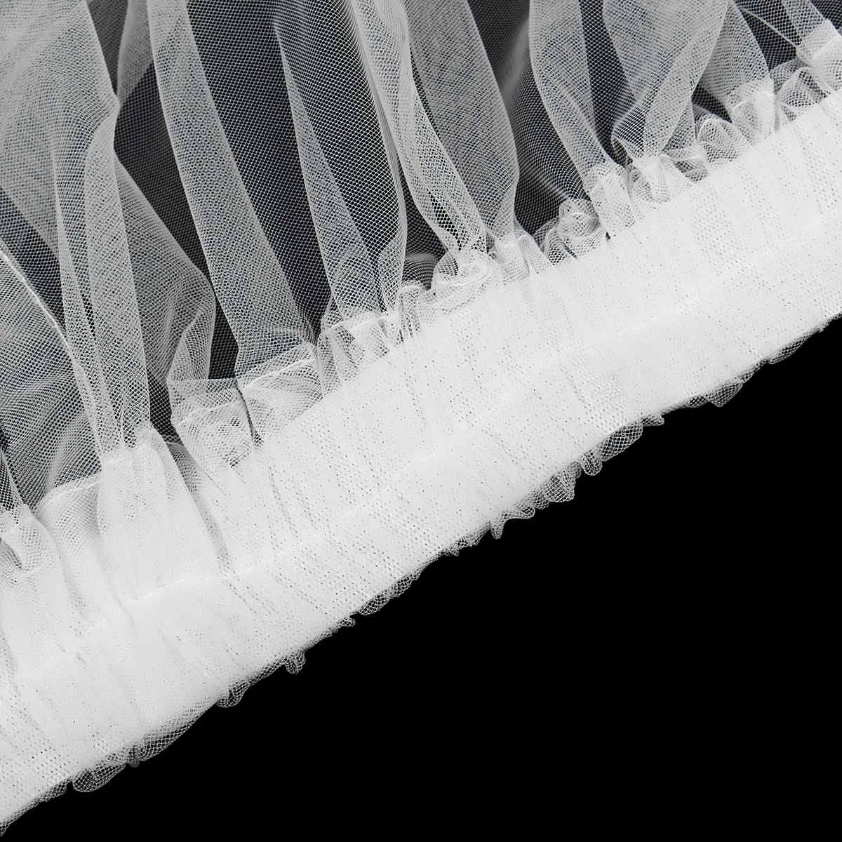 65-105cm Bridal Petticoat Gather Skirt Slip Toilet Petticoat Save Wedding Dress From Toilet Water