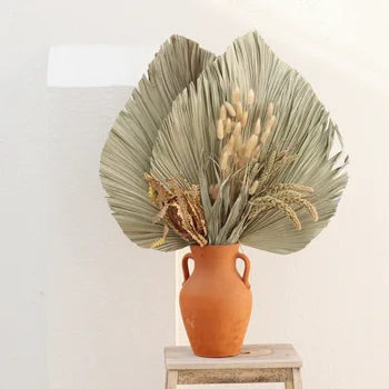

Palm Fan Leaf Dried Flower Palm Leaf Window Reception Party Art Wall Hanging Decoration Wedding Arch Arrangement