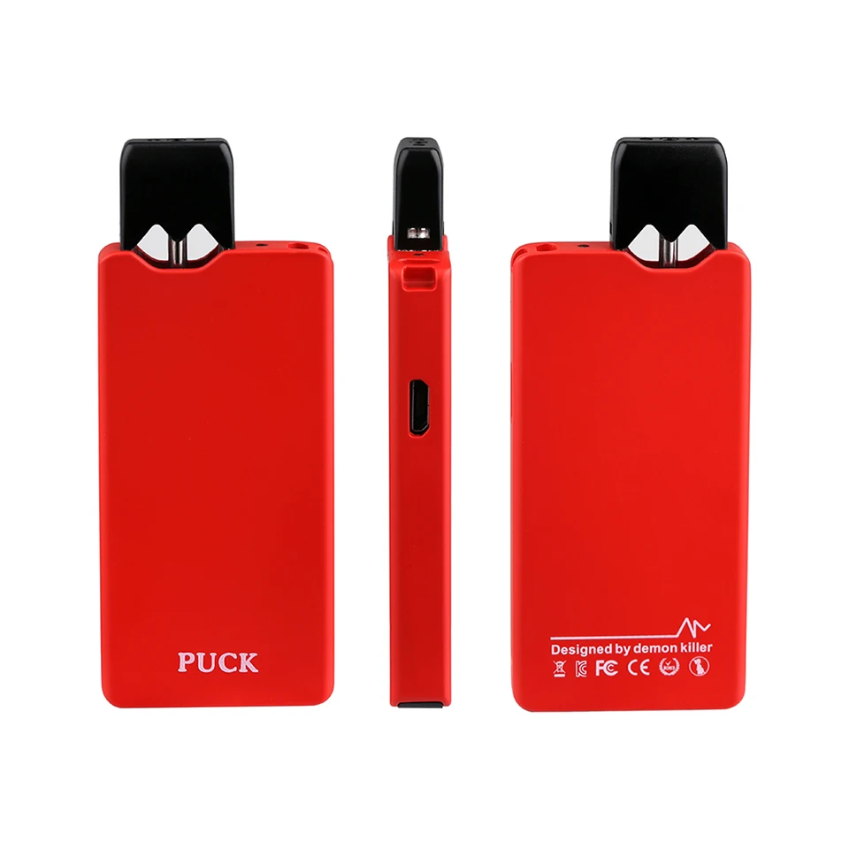 Electronic Cigarette Demon Killer PUCK vape starter mod Kit 0.7ml capacity 400mAh Airflow drive E-cig Vape kit VS JC01 Pro W01 (4)