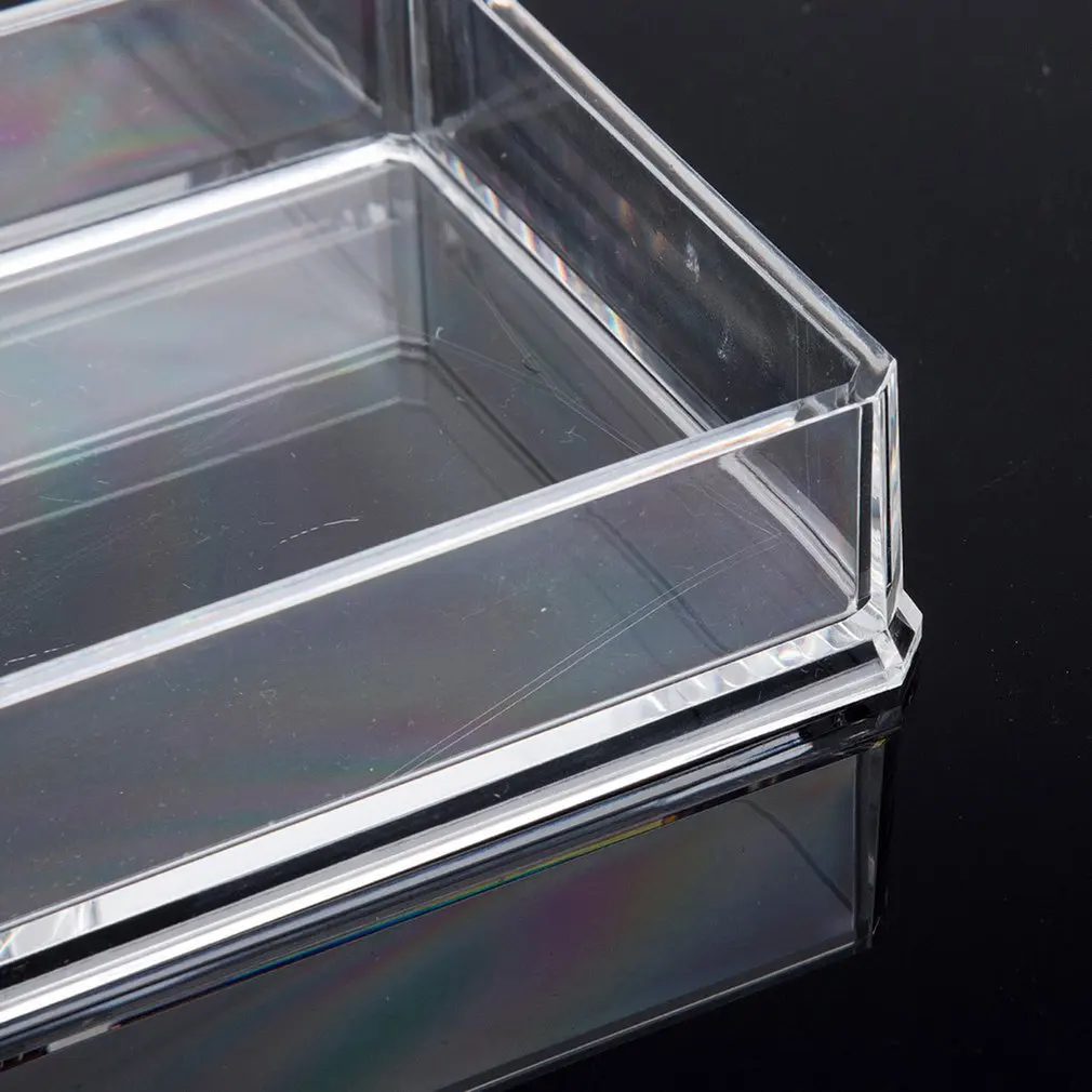 Acrylic Jewelry Cosmetic Storage Drawers Display Transparent Makeup Organizer Boxes Case Cosmetic Storage Box-Y-1001