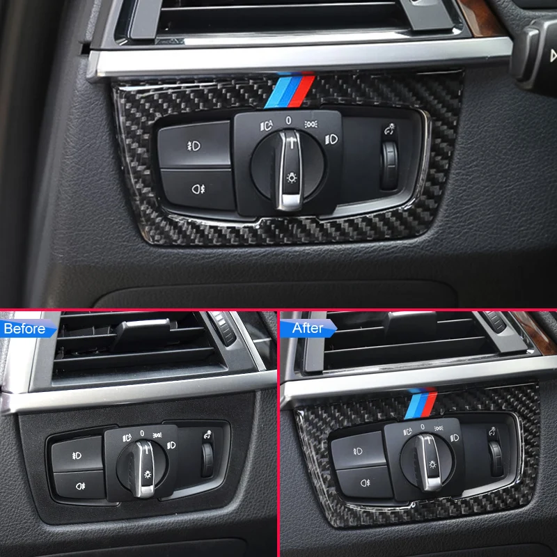 Для BMW F30 F31 F34 F32 F33 F36 интерьер приборной панели головка крышка выключателя