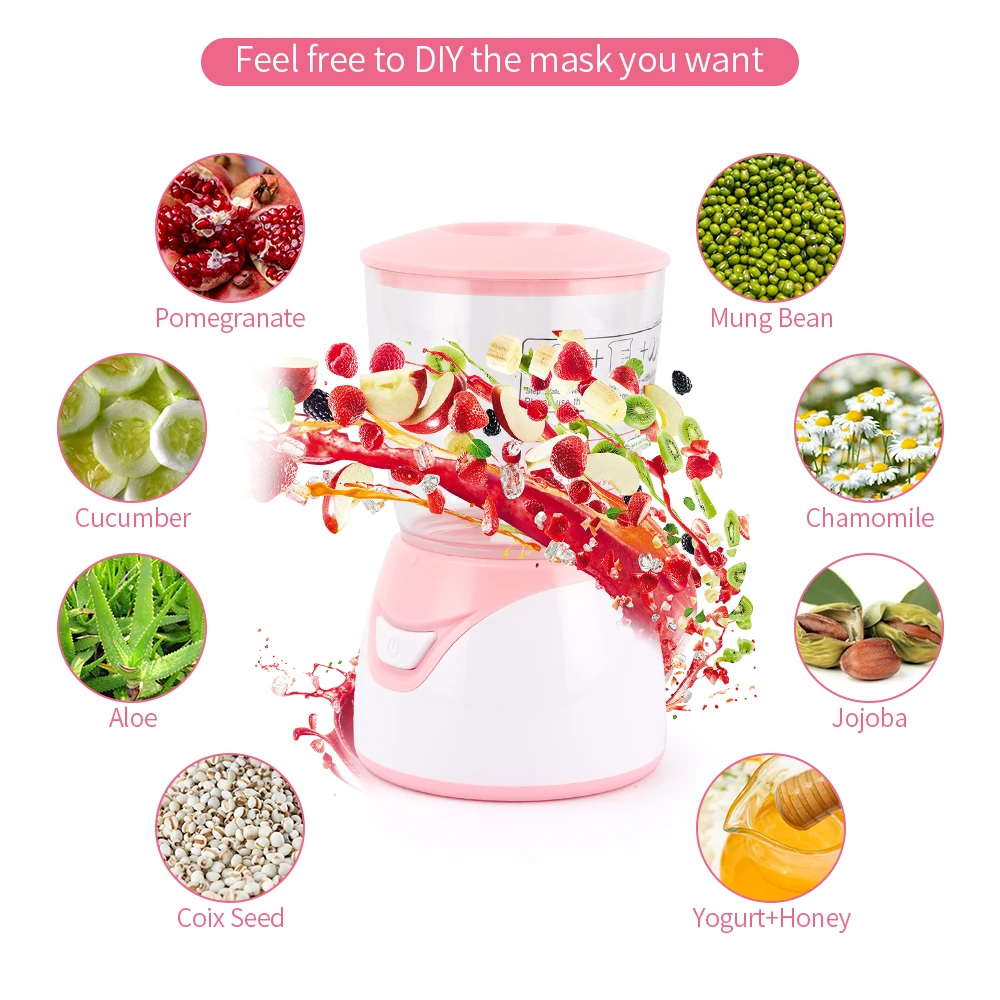  Fruit Vegetable Facial Mask Maker Face Fruit Mask Machine Face Skin Care Tool DIY Automatic Natural