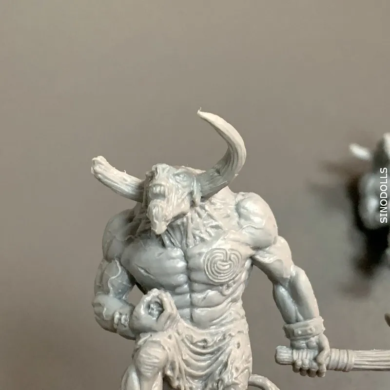 

2Pcs Bull Minotaur Miniatures Bull Animal Game Figure Toy Model
