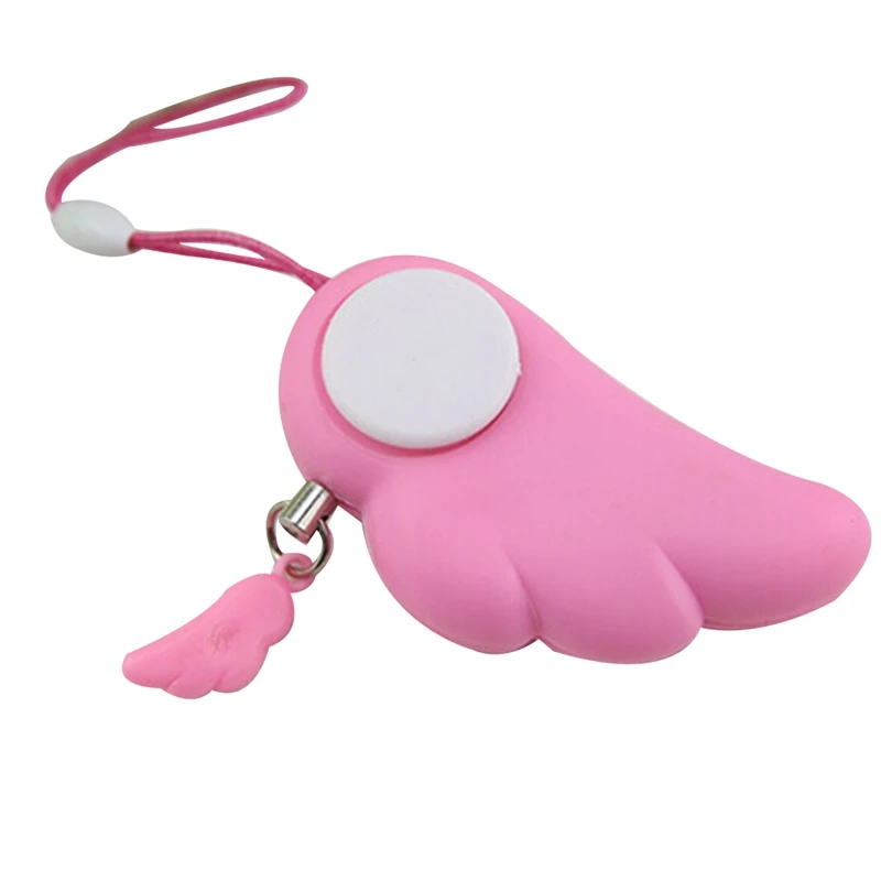 Self Defence Keychain Alarm Personal Protection Women Security Alarm 90dB Loud Self Defense Supplies Emergency Alarm