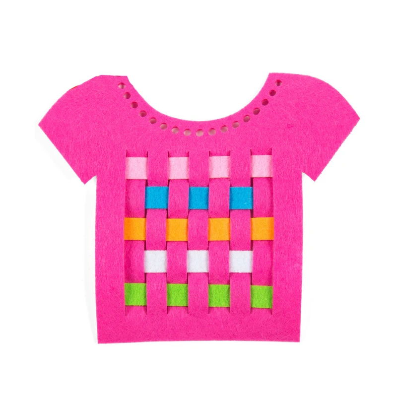 T-shirt Saizhi DIY тканевая ткань для раннего обучения ручной работы, игрушка для детского сада, руководство для обучения ребенка, развивающие игрушки, подарки для детей - Цвет: T-shirt