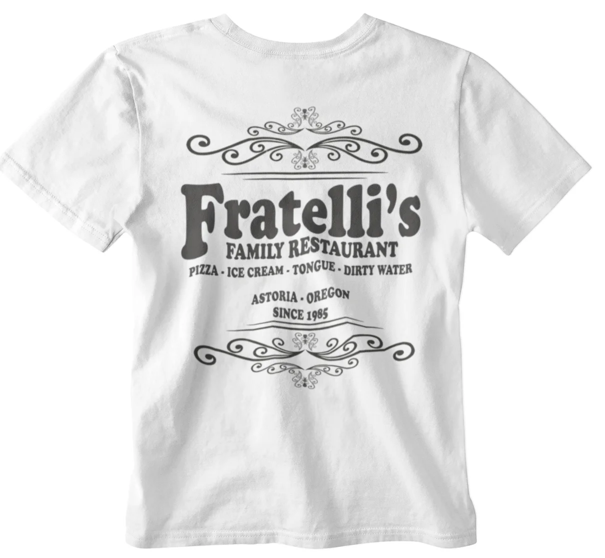Футболка с балбесами Fratellis Ресторан 80S фильм ретро классический никогда не сказать