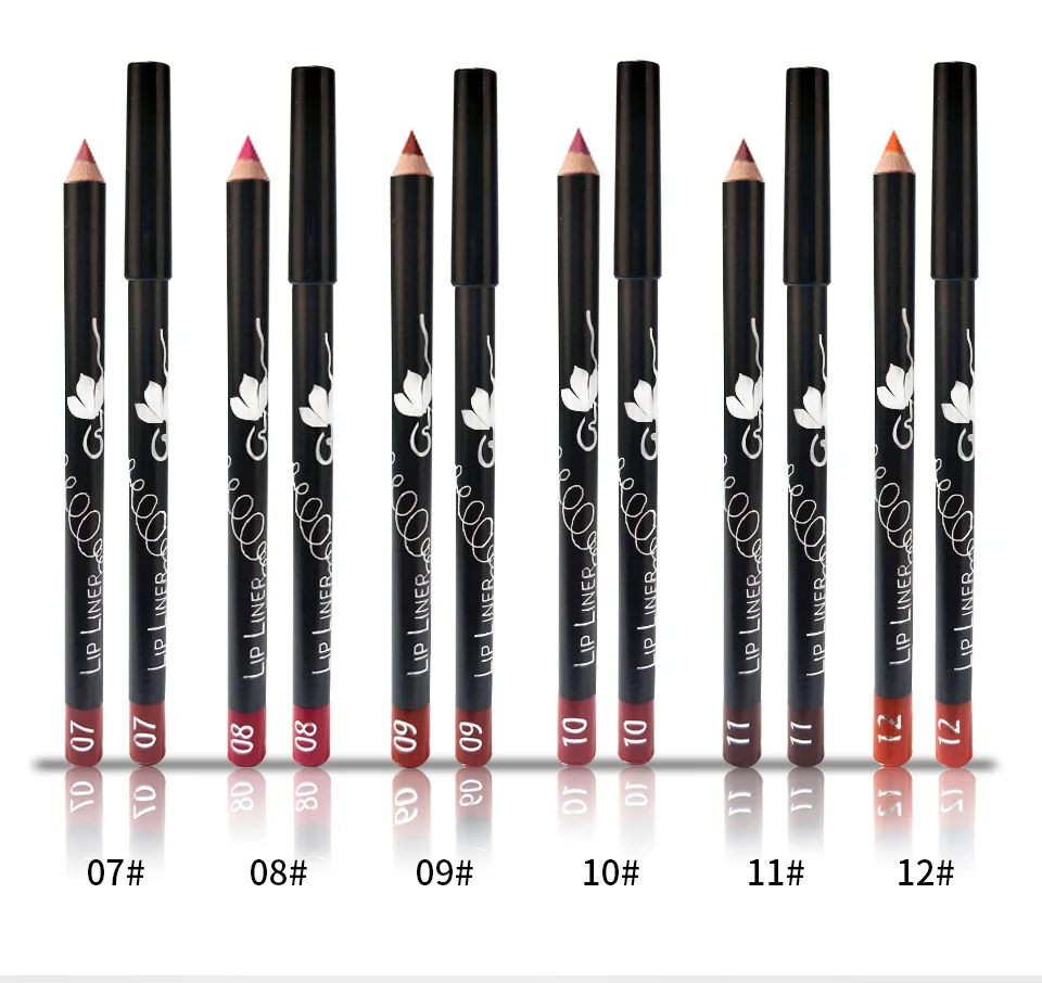 Matte Lipliner Longlasting Waterproof Easy to Wear Nude Lipstick Liner Pen Matt Lips Makeup 1 Piece