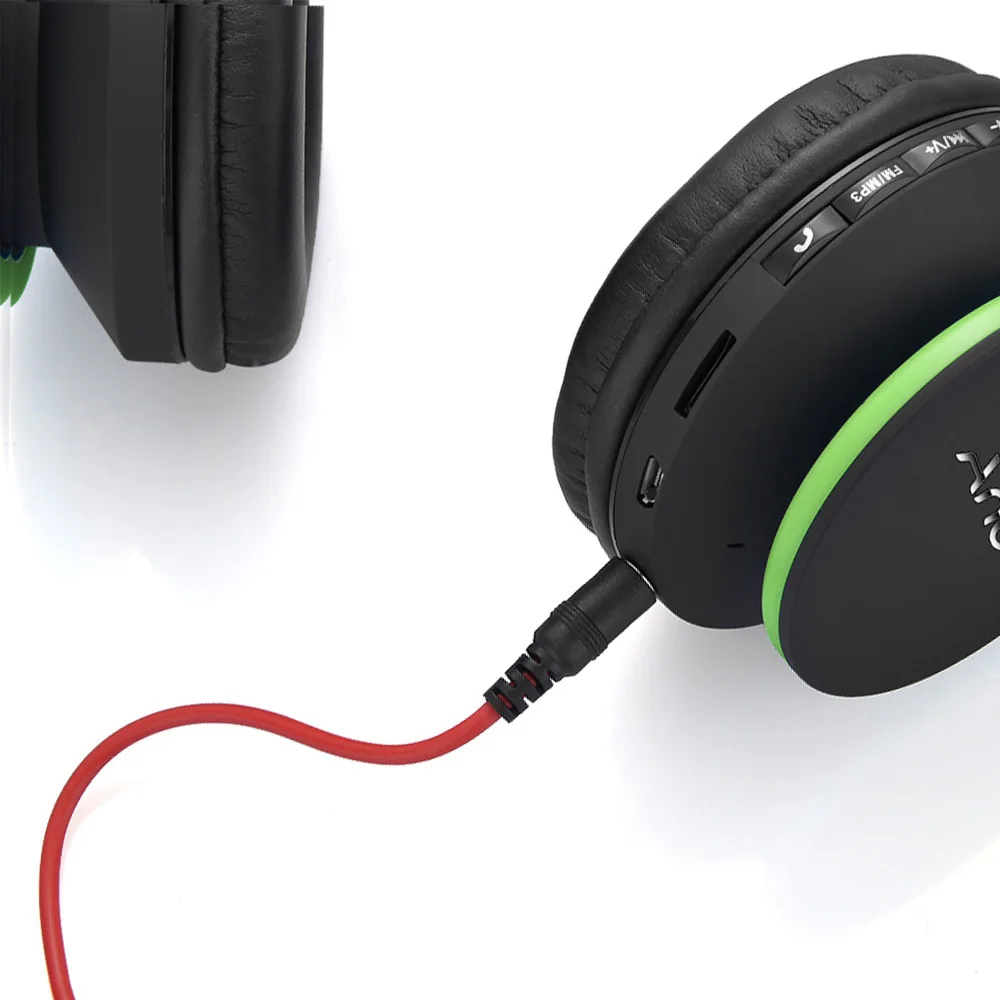 Andoer, Bluetooth наушники, беспроводная стерео bluetooth-гарнитура, 3,5 мм, проводные наушники, MP3 плеер, TF карта, FM радио, bluetooth гарнитура