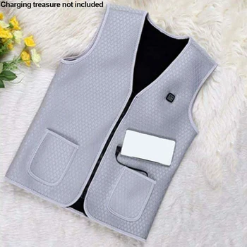 

HOT Electric Heated Vest Jackets Warm Up Heating Warmer for Winter Outdoor Skiing TI99