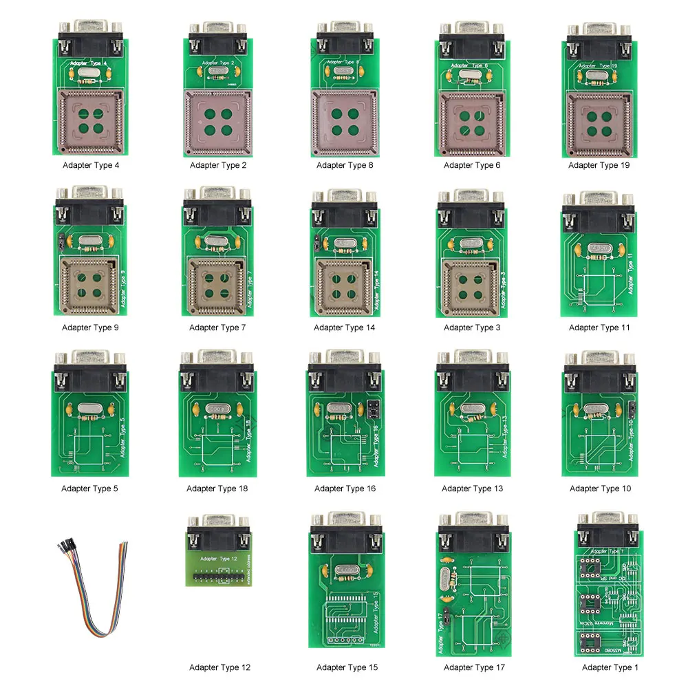 UPA usb V1.3 V2014 с полным набором адаптеров ECU программист Чип тюнинг obd OBD2 автоматический автомобильный диагностический сканер инструмент UPA-USB - Цвет: UPA-19