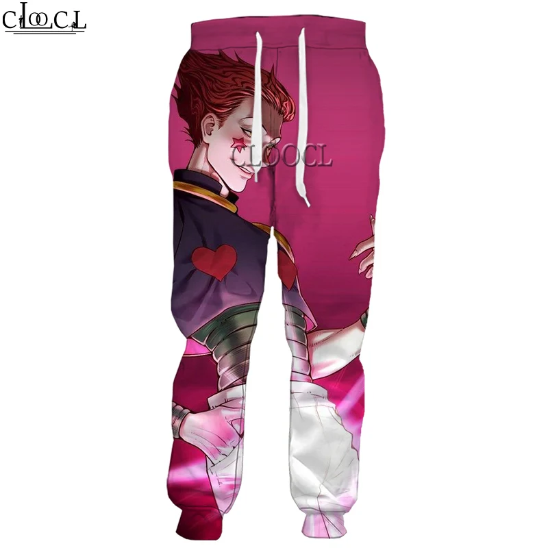 

HX Japanese Anime Hunter X Hunter Trousers Men Women 3D Print Harajuku Sweatpants Casual Streetwear Style Jogging Pants