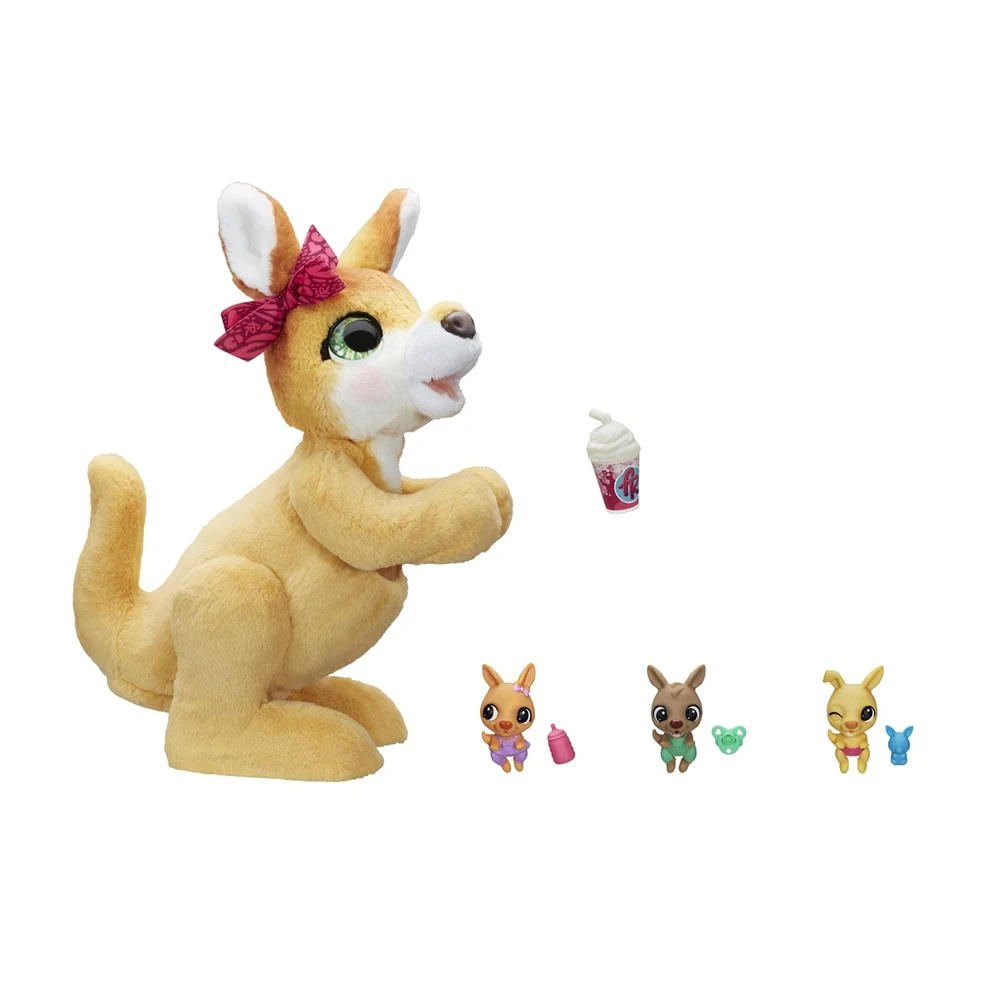 Набор игровой FurReal Friends Hasbro Кенгуру Джози и ее малыши E67245L0|Мягкие игрушки