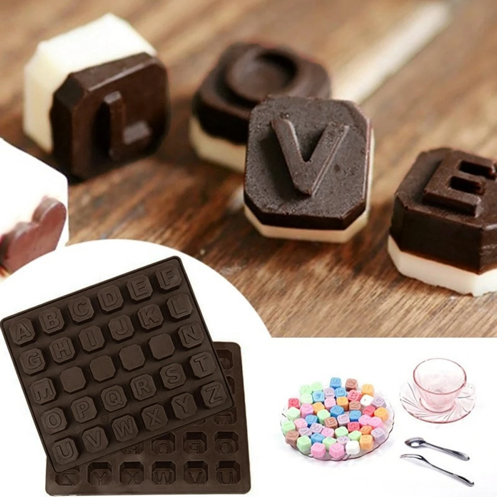 26 Lettre Chocolat Moule Alphabet En Forme De Silicone Fondant Gateau Cookie Cuisson Moule Bricolage Dessert Patisserie Moule Gateau Decoration Outil Aliexpress