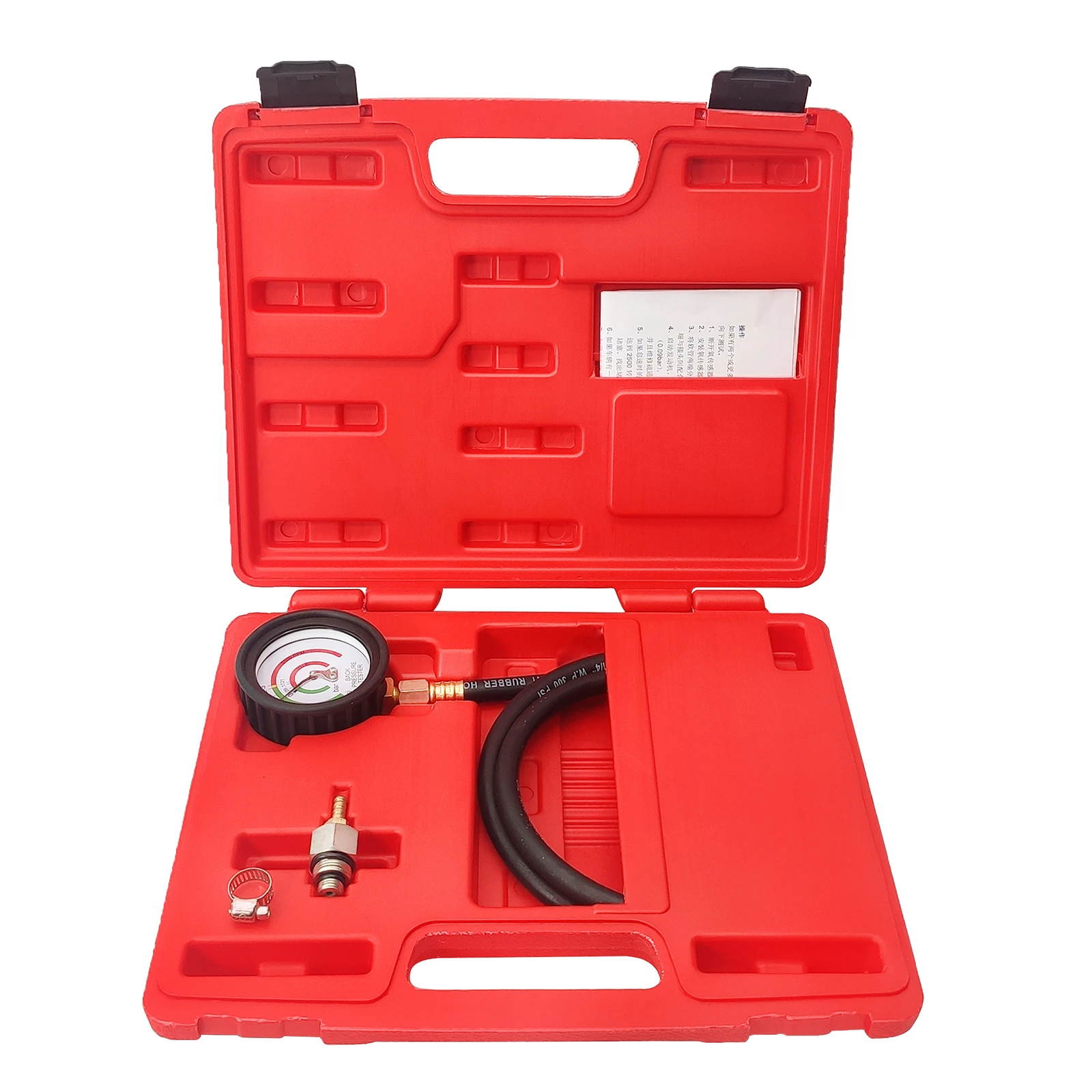 Car Exhaust Back Pressure Tester Set Pressure Gauge Test Tool Kit Sensor