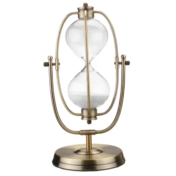 

30 Minute Rolating Sand Hourglass Sandglass Sand Timer Clock Home Room Decorations Ornament Gift