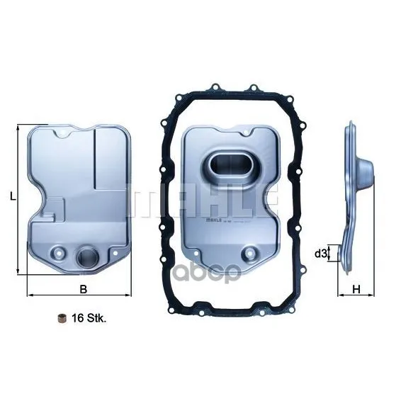 Фильтр Гидравлический Системы Гидроусилителя Руля Audi / Porsche / Vw Mahle/Knecht арт. HX160KIT