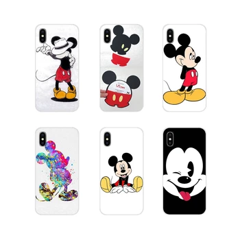 

TPU Transparent Skin Cover For Samsung A10 A30 A40 A50 A60 A70 M30 Galaxy Note 2 3 4 5 8 9 10 PLUS Goofy Is In Mickey Mouse Goes