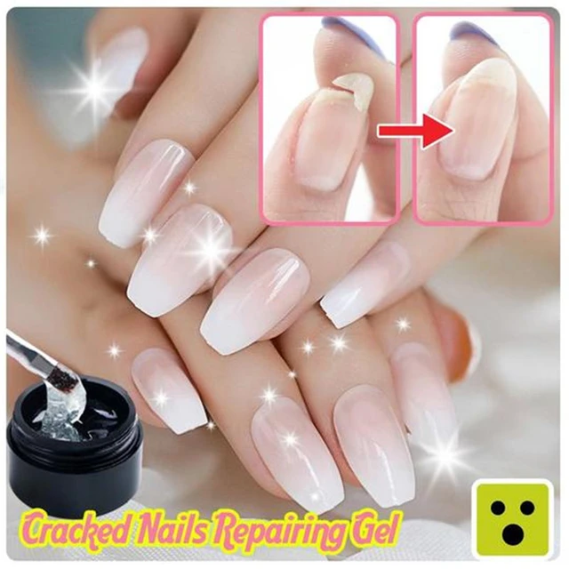 Gel reparador de uñas agrietadas, Gel de reparación de extensiones de uñas  acrílicas - AliExpress