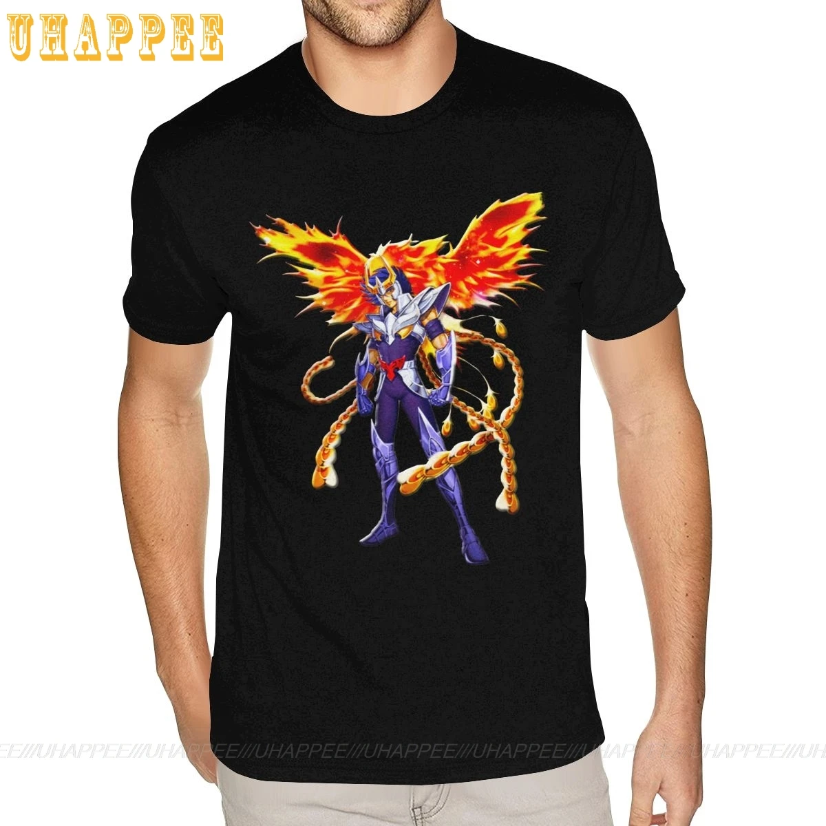 Футболка &quotРыцари зодиака&quot Ikki Phoenix Saint Seiya Guy Great мужские футболки с короткими