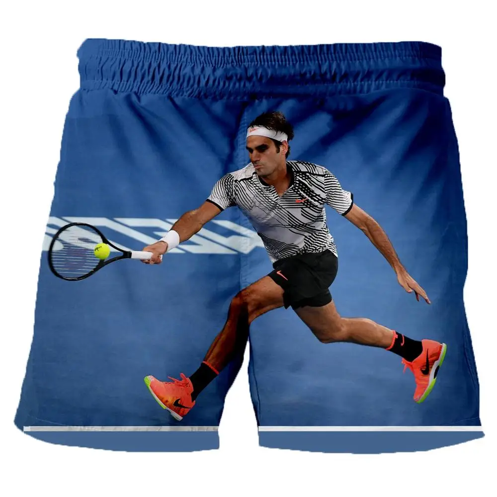 Harajuku стиль federer 3D классный принт пляжные мужские шорты рок готический ветер унисекс шорты летние уличные хип хоп мужские шорты