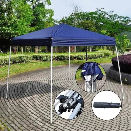 

2.5 x 2.5m Portable Home Use Waterproof Folding Tent Blue
