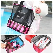 Женские сумки-тоут, женская летняя пляжная сумка, Дизайнерская Дорожная сумка для багажа, сумки на плечо, влажная сухая разделительная сумка, сумка для основной сумки