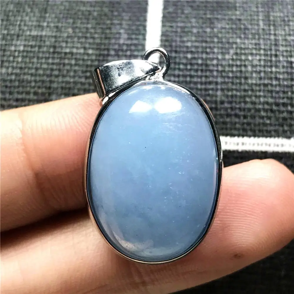 Натуральный морской синий Аквамарин кулон ювелирные изделия для женщин мужчин