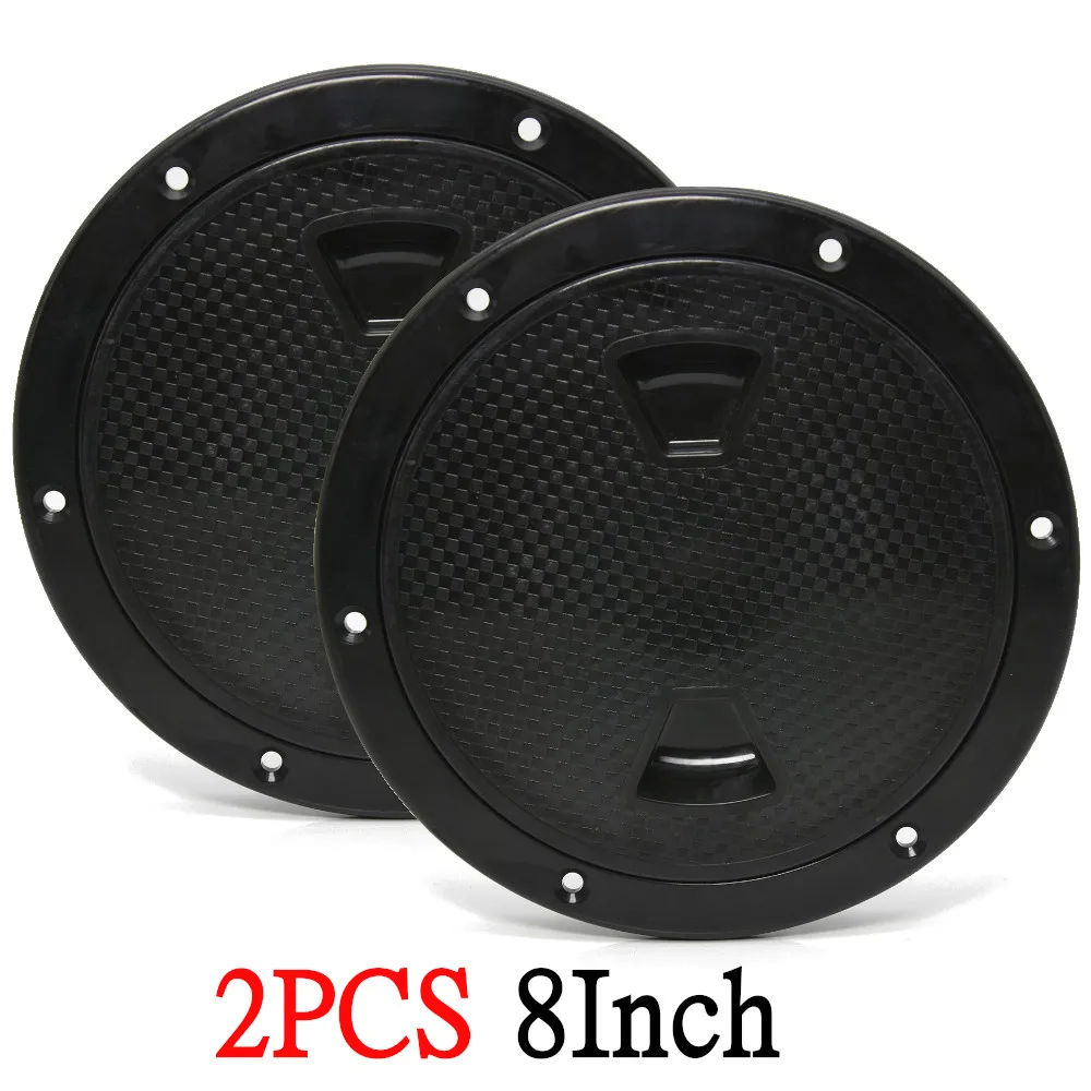 thumbnail image 2 of Motoforti 5" Boat Inspection Deck Plate Hatch Marine Hatch Deck Plate Black Long Lasting 2 of 10