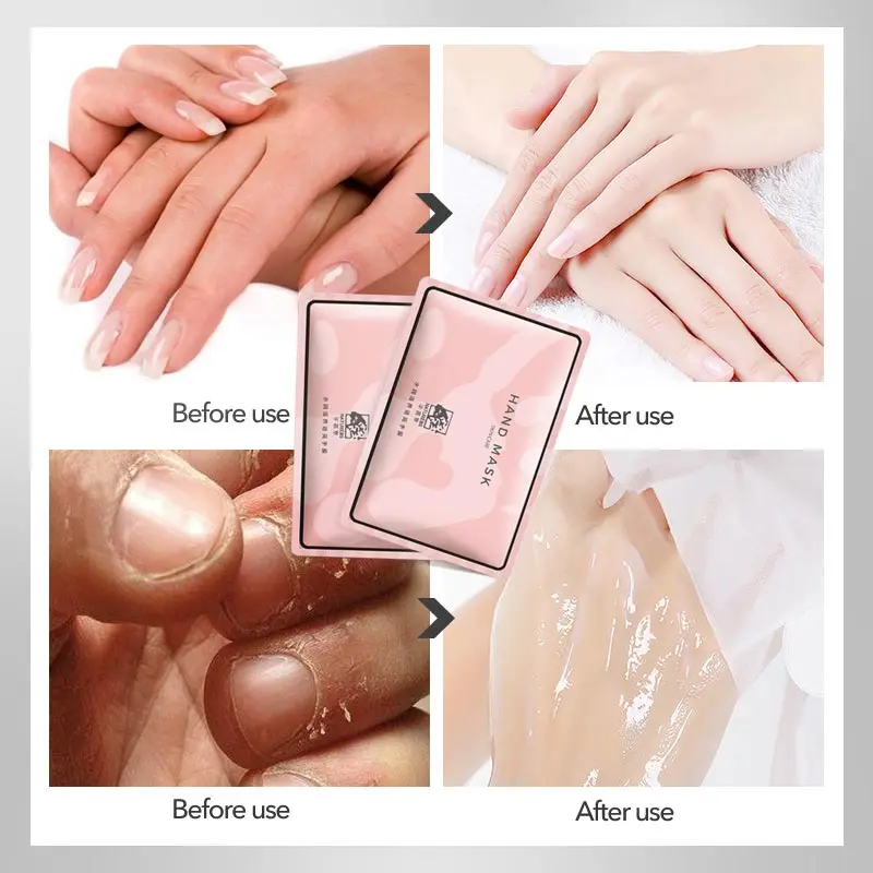 

WXE Hand Mask Hand Wax Moisturizing Whitening Skin Care Remove Hard Dead Skin Exfoliating Calluses Hand Skin Care