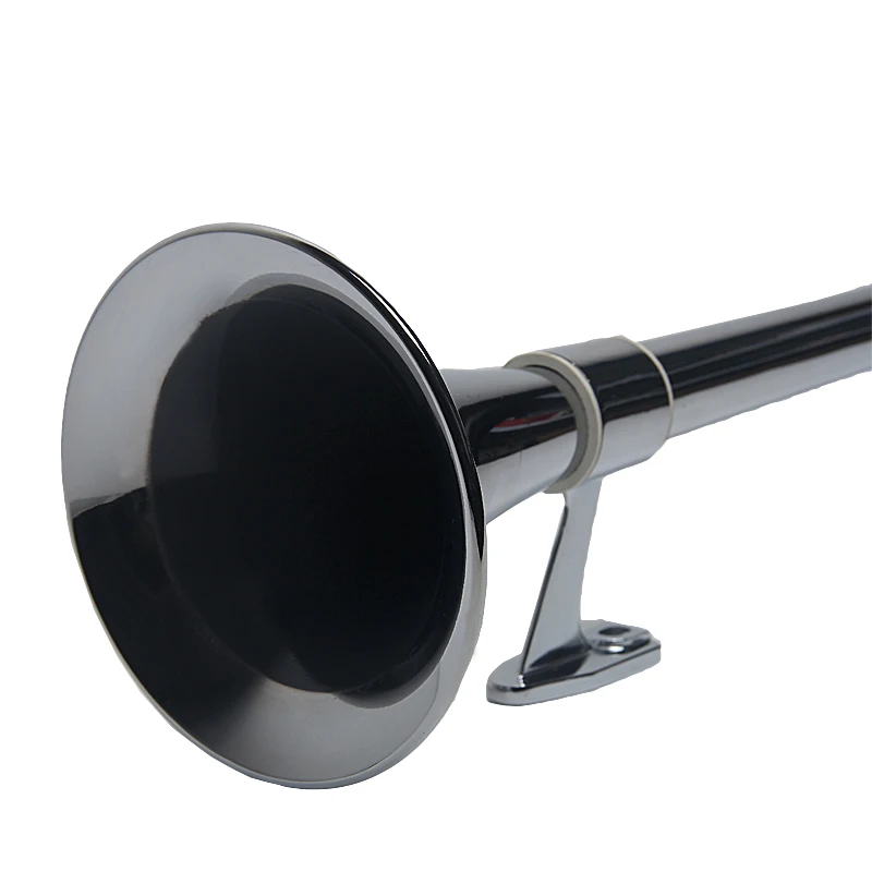 Universal Super loud Sounds Trumpet Air horn 150DB chrome Siren Tone 12V For Car Horns Boat BUS Truck horn Train Accessories