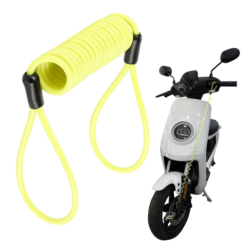 Alarm Disc Lock Security Anti Thief Motorbike Accessories Motorcycle Wheel Brake Bag And Reminder Spring Cable Kits | Автомобили и