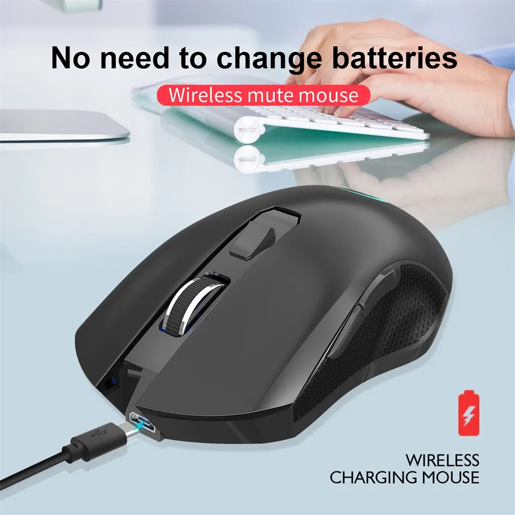 Беспроводная мышь для ноутбука 2 4 ГГц USB 2400DPI | Компьютеры и офис