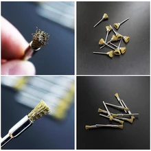 45pcs Drill Industrial Grinder Mini Rotary Tools Non Slip Home Polishing Rust Removal Buffing Wire Brush Set Durable Wheel