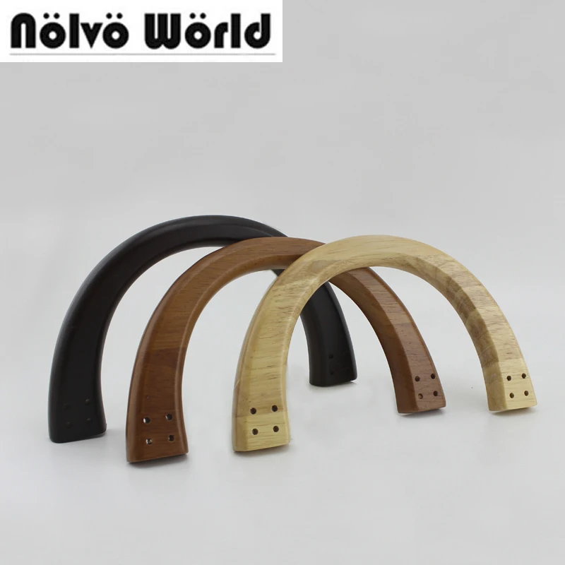 1 пара = 2 штуки 3 цвета 19X11cm X 4 отверстия сторона деревянные для сумок ручки швейные