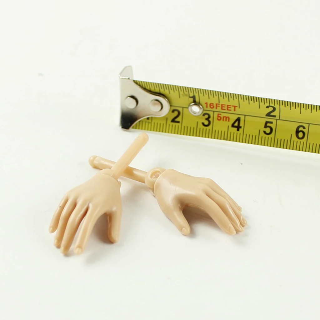 New 1:6 Scale Plastic Female Movable Hands Set for 12