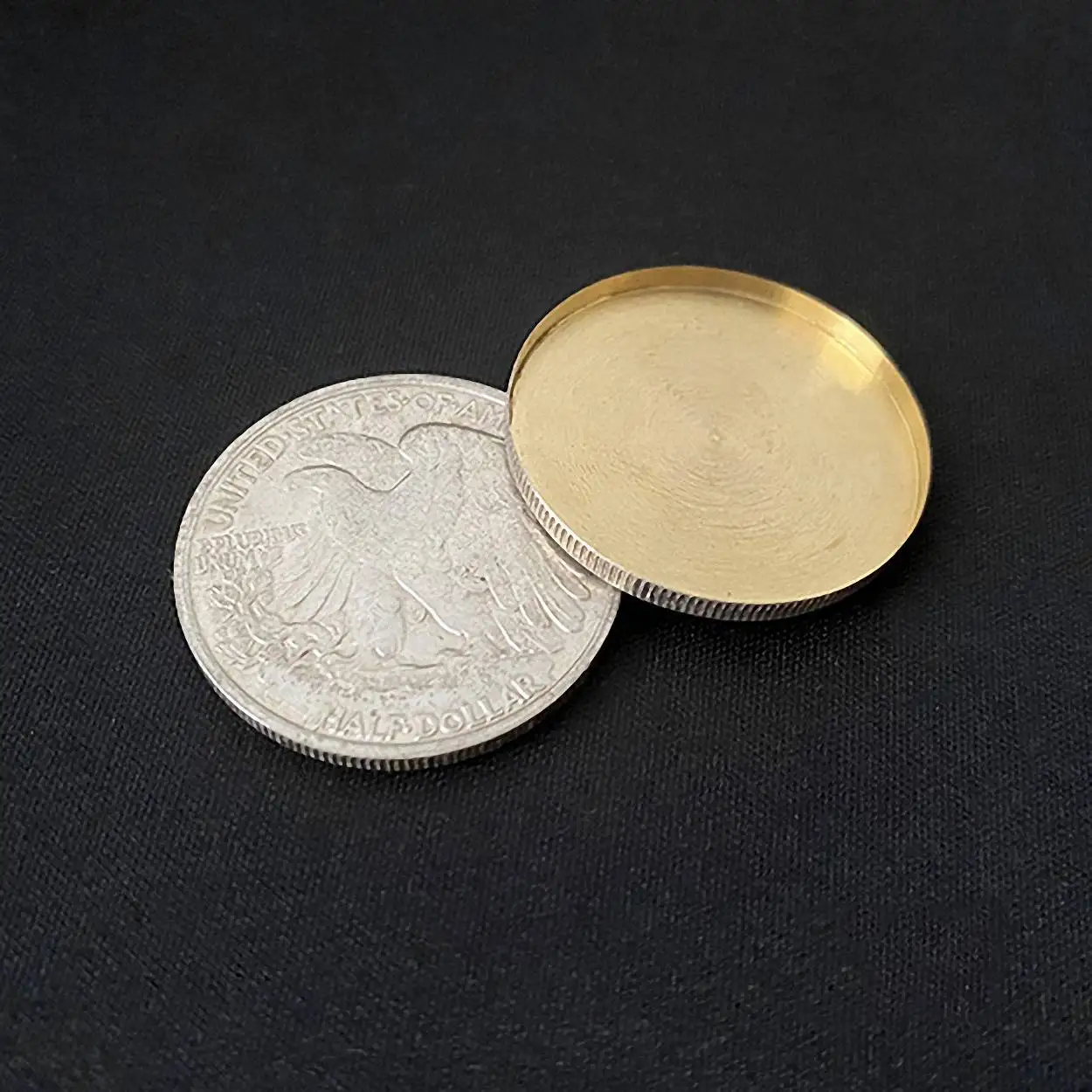 Expanded Shell Walking Liberty Half Dollar - Money Magic / Magic Tricks ...