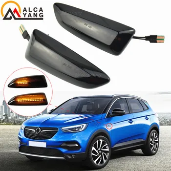 

2 Pcs 12V Dynamic LED Side Marker Lights For Opel Astra J K 2015~19 Super Bright