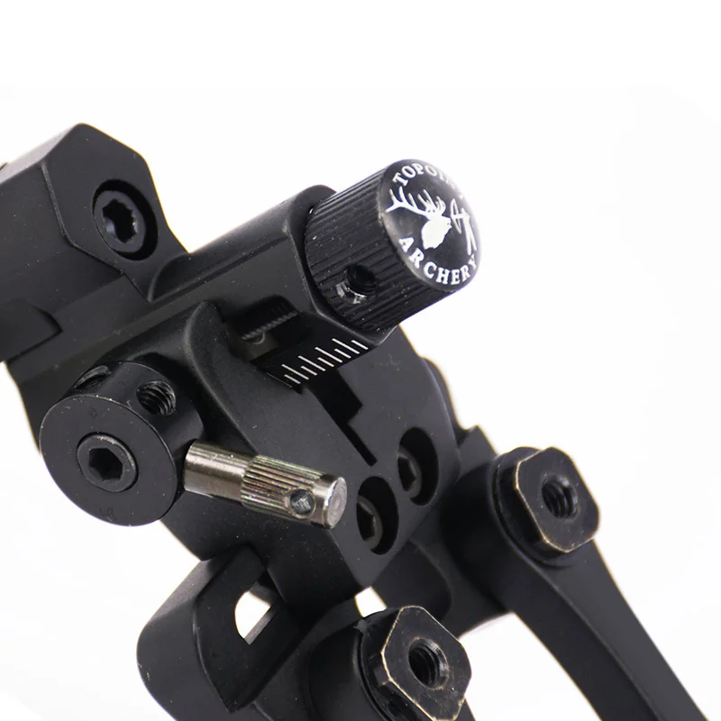 

Black Bow Sight Single Pin Compound Sight Target Archery Sports 20*11.5*8cm Gear
