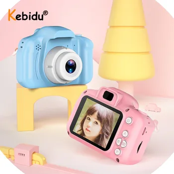 

2 Inch Digital Mini Camera Kids Cartoon Cute Camera Toys HD Screen Chargable Outdoor Photography Props for Child Birthday Gift