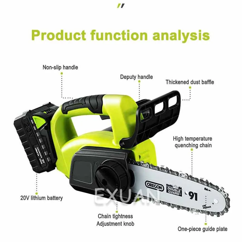 Lithium Battery Outdoor Mini Chainsaw 
