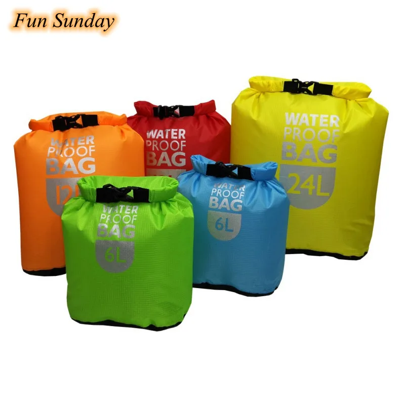 Waterproof Bag-Pack Sack Boating Rafting-Kayaking River Water-Resistance Swimming 24L