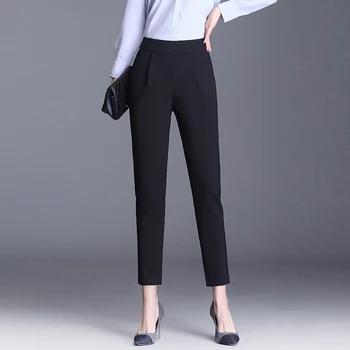 

Fashion Autumn Women's Pants Casual Slim Soft Pencil Pants High Waist Loose Formal Suit Pants Office ladies Pants