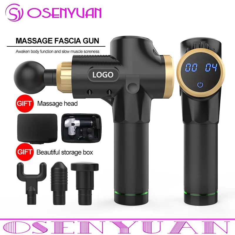 

New Massage Gun Muscle Massager Muscle Pain Management after Training Exercising Body Relaxation Slimming Shaping Pain Relief