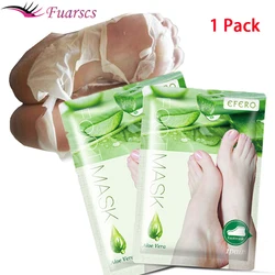 Fuarscs Feet Exfoliating Foot Mask Aloe Vera Peel Moisturizing Removal Calluses Crack Heel Foot Care Pedicure Socks Whitening Fo