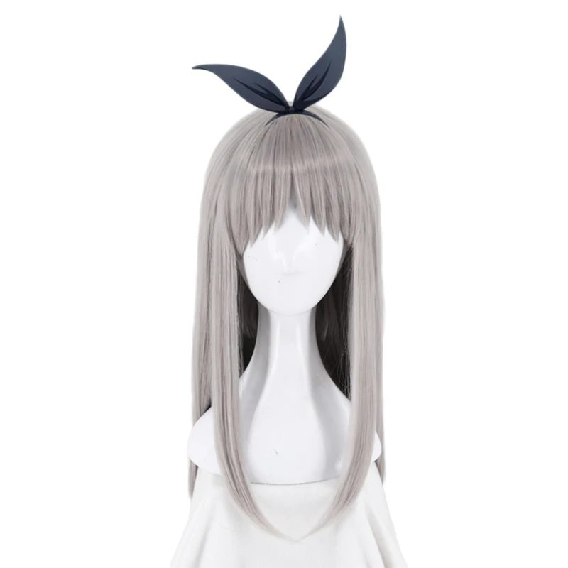 

Anime Blend S Kanzaki Hideri Gray Long Straight Wig Cosplay Costume Women Heat Resistant Hair Halloween Party Role Play Wigs