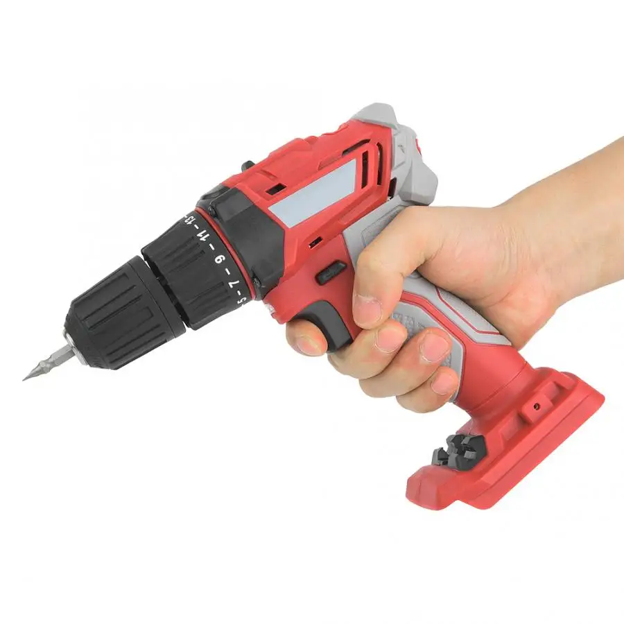 

Multifunctional Cordless Electric Screwdriver Dual Speed Adjustable Torque Power Drill with LED Lithium Battery Screwdriver