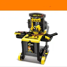 Обучающие игрушки Инструменты для ремонта моделирования ролевые набор инструментов дрель пластиковая игра обучение инженерные игрушки-пазлы подарки для мальчика