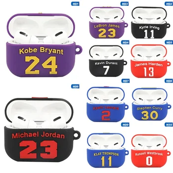 

For AirPods Case Boy Basketball Soft Silicone Earphone Cases For Apple Airpods Pro 3 Protect Cover Funda with Finger Ring Strap